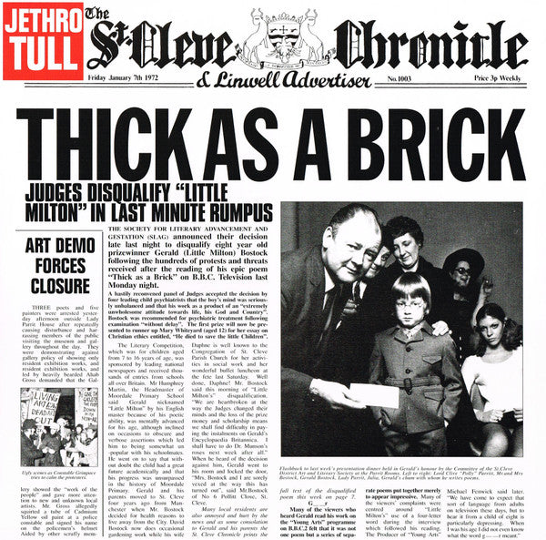 thick as a brick (lp)