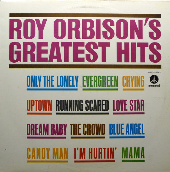 roy orbison's greatest hits (lp)