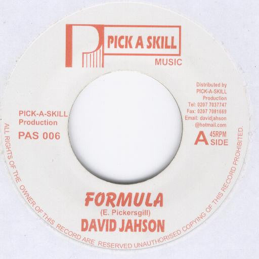 formula   high grade dub (7inch single)