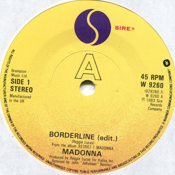 borderline (7inch single)